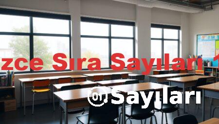 İngilizce Sıra Sayıları 1-100