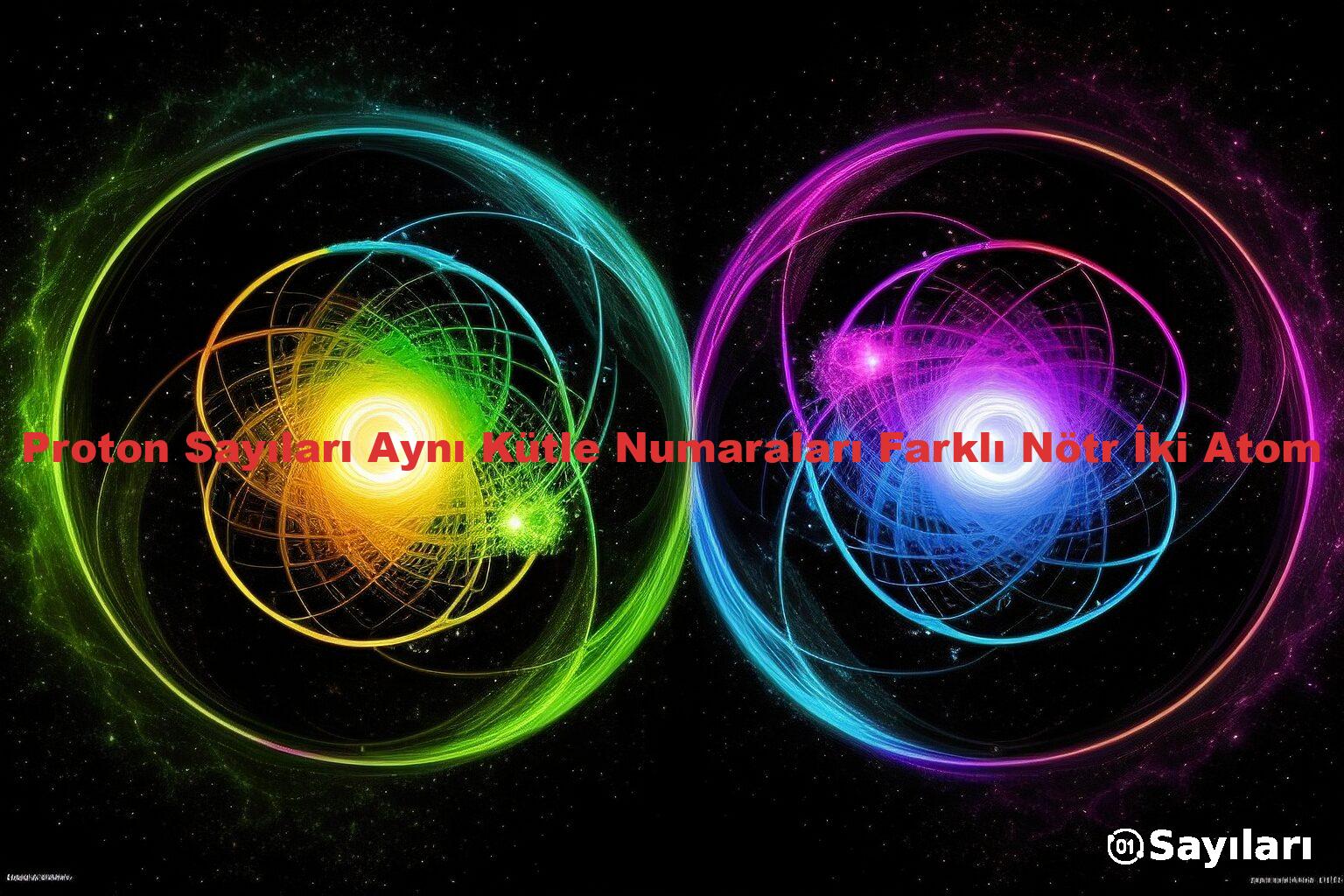 Proton Sayıları Aynı Kütle Numaraları Farklı Nötr İki Atom