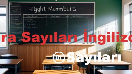 Sıra Sayıları İngilizce