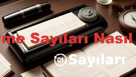 Üleştirme Sayıları Nasıl Yazılır