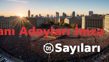Cumhurbaşkanı Adayları İmza Sayıları Canlı