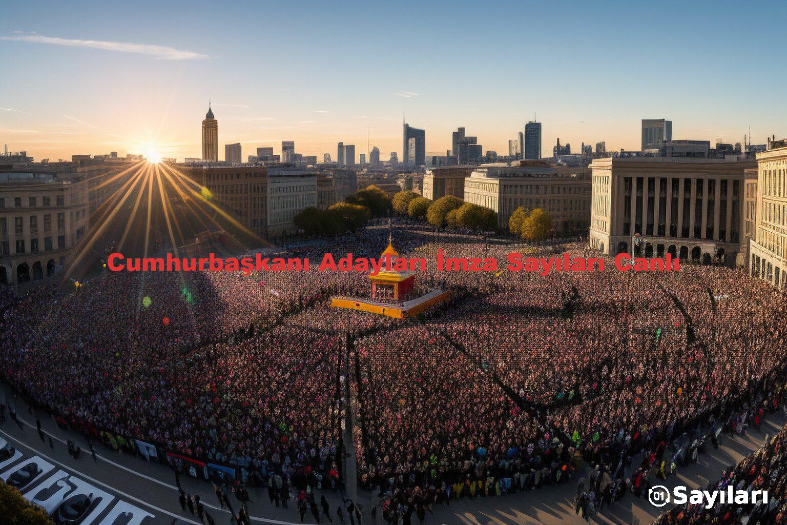 Cumhurbaşkanı Adayları İmza Sayıları Canlı