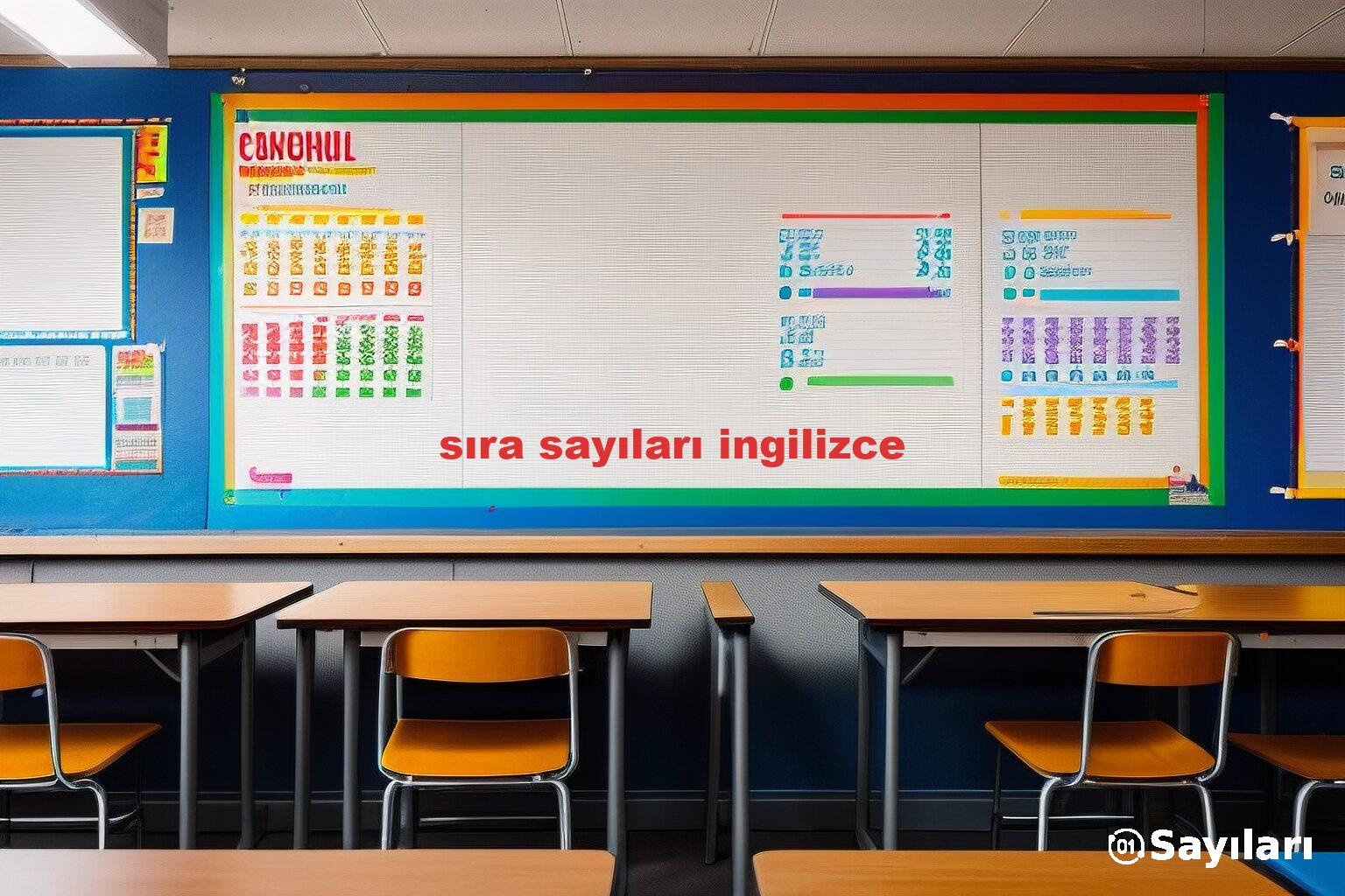 sıra sayıları ingilizce