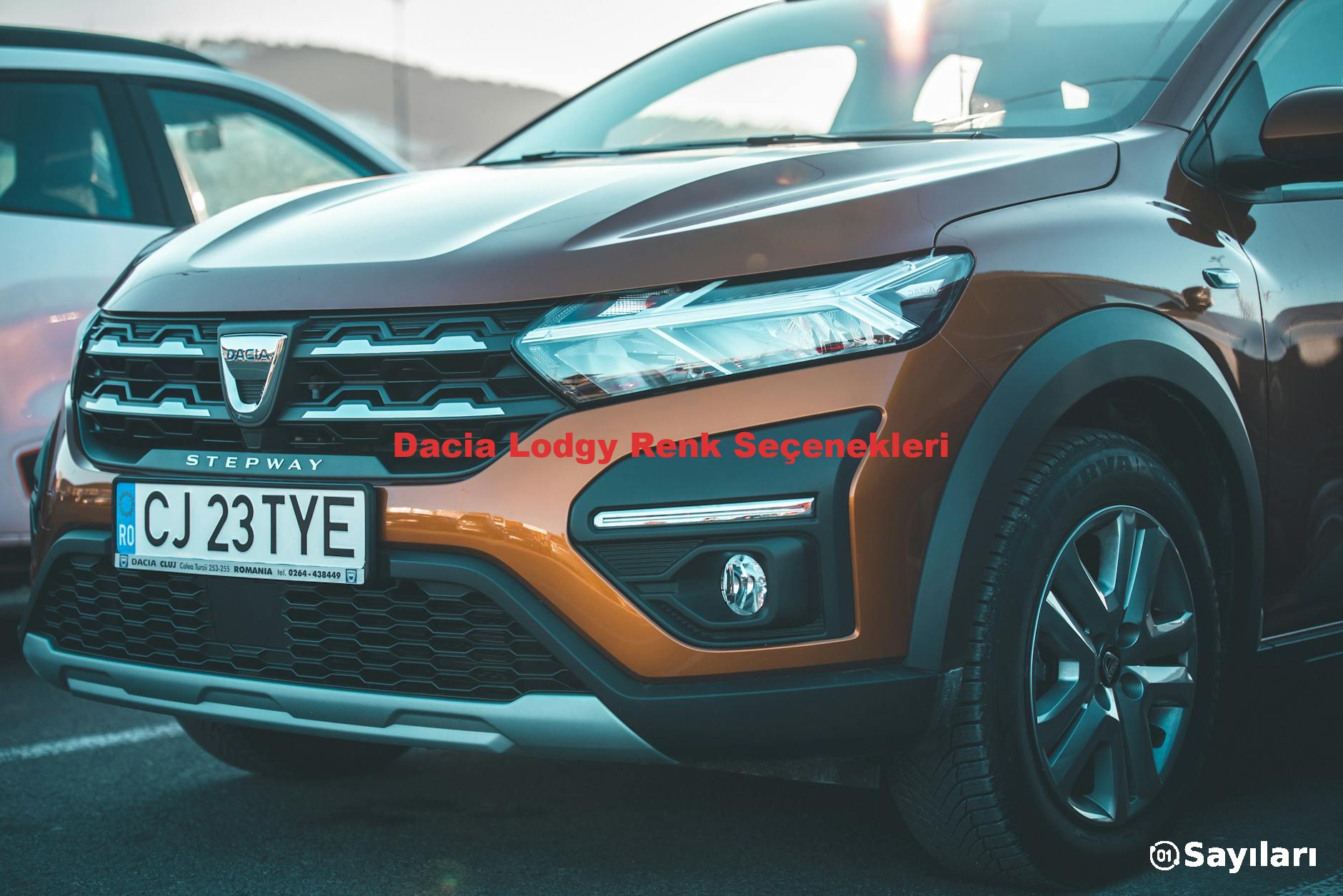 Dacia Lodgy Renk Seçenekleri