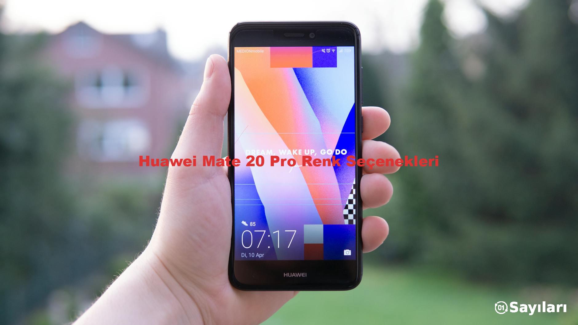 Huawei Mate 20 Pro Renk Seçenekleri
