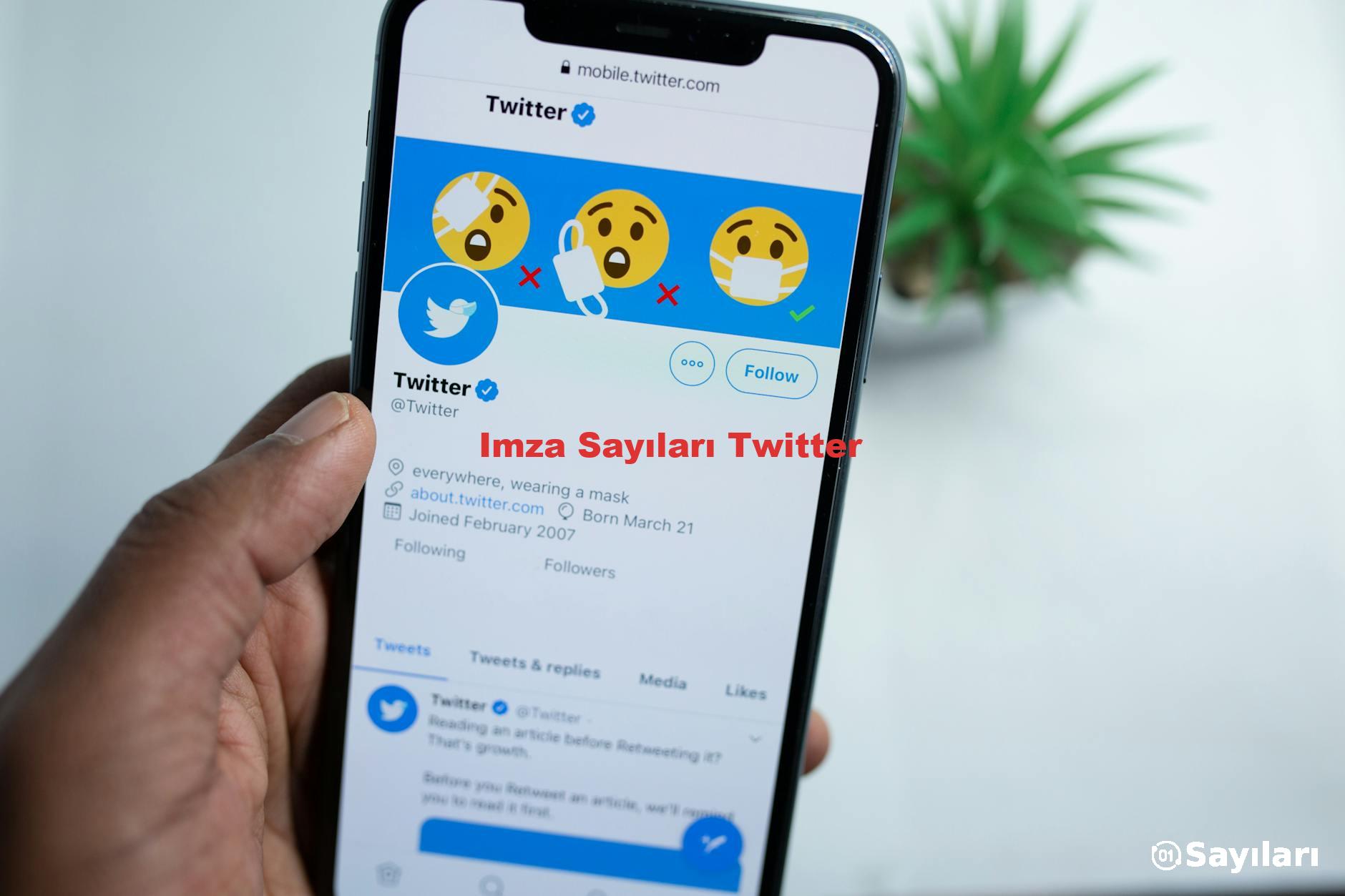 Imza Sayıları Twitter