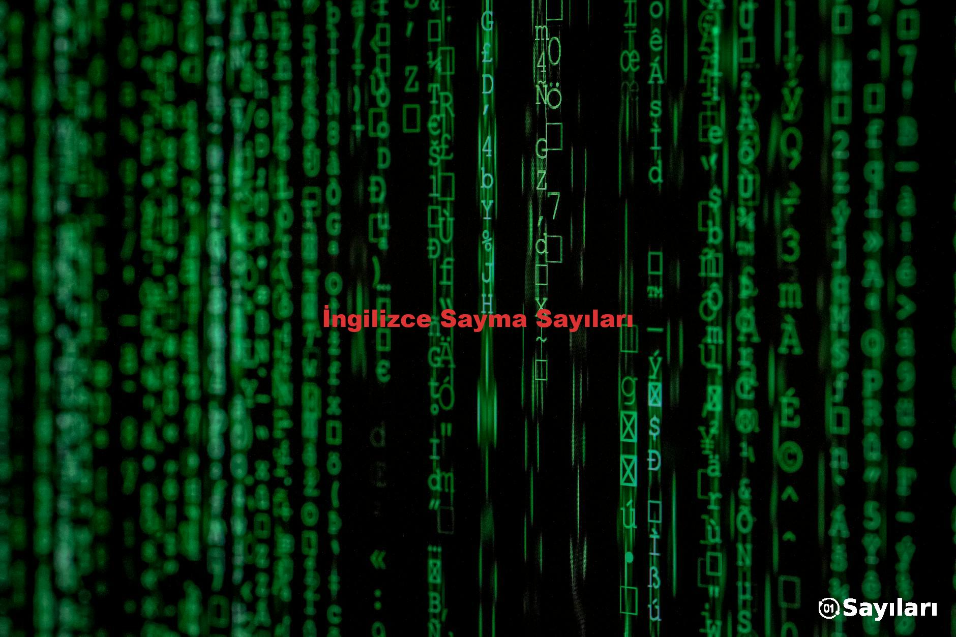 İngilizce Sayma Sayıları