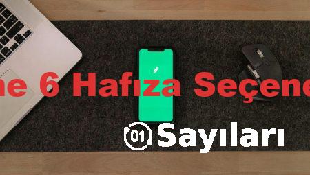 iPhone 6 Hafıza Seçenekleri