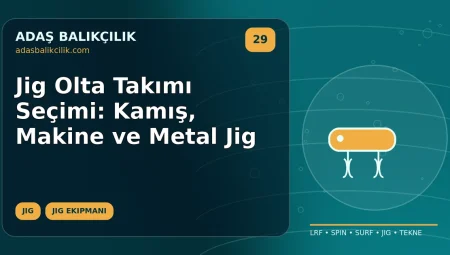 Jig Olta Takımı Seçimi: Kamış, Makine ve Metal Jig