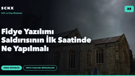Fidye Yazılımı Saldırısının İlk Saatinde Ne Yapılmalı